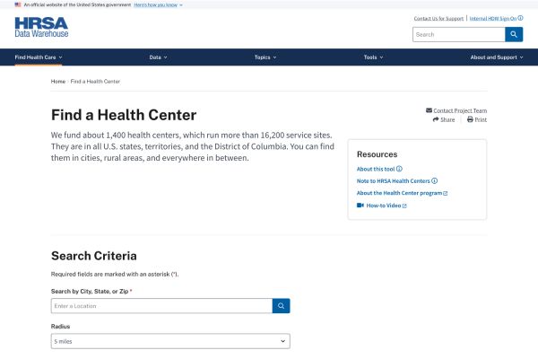 findahealthcenter findahealthcenter